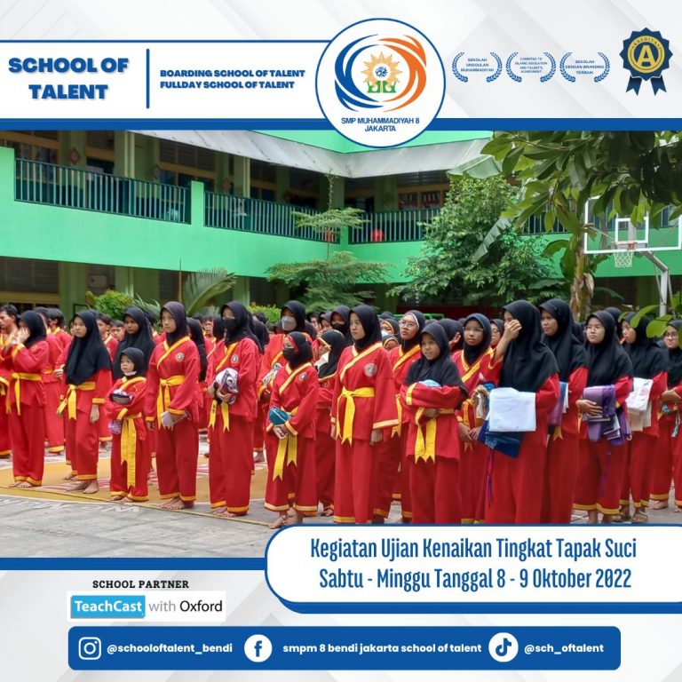 Ujian Kenaikan Tapak Suci Siswa SMP Muhammadiyah 8 Jakarta