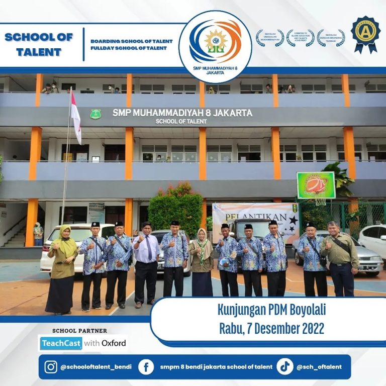 Kunjungan PDM Boyolali ke SMP Muhammadiyah 8 Jakarta