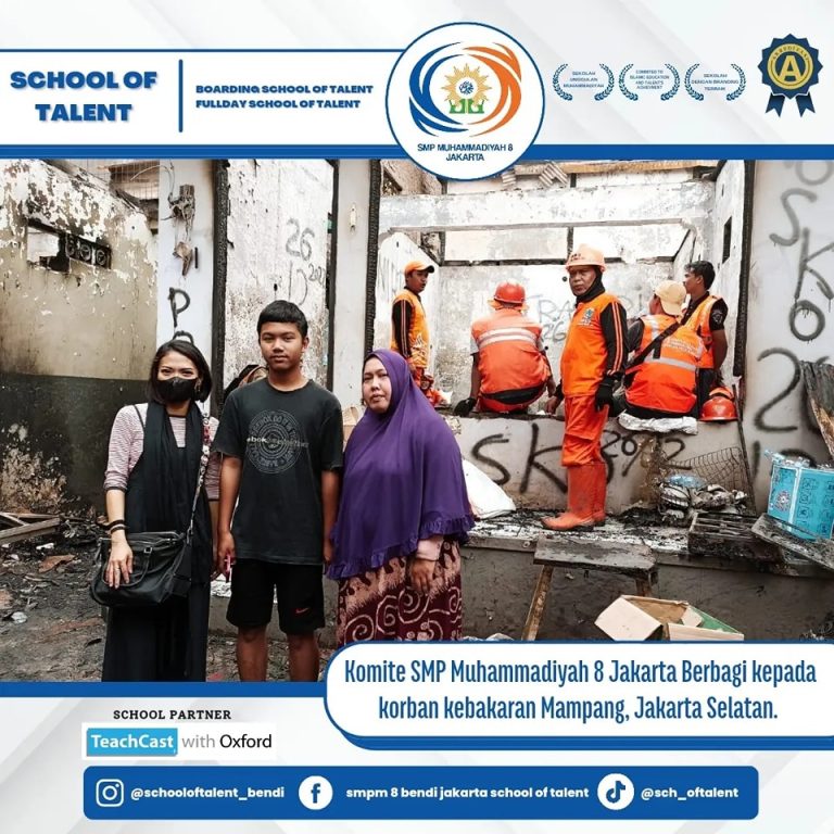 SMP Muhammadiyah 8 Jakarta Peduli Bencana Kebakaran